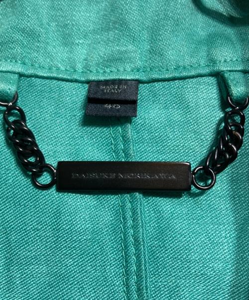 BURBERRY PRORSUM（バーバリープローサム）BURBERRY PRORSUM (バーバリープローサム) リネントレンチコート グリーン サイズ:46の古着・服飾アイテム
