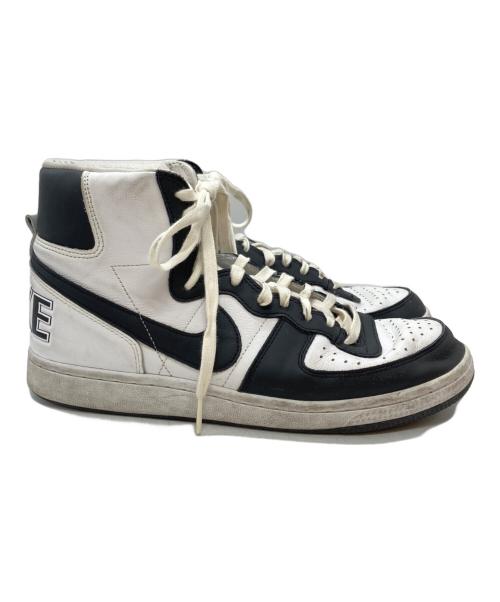 NIKE（ナイキ）NIKE (ナイキ) COMME des GARCONS HOMME PLUS (コムデギャルソンオムプリュス) TERMINATOR HIGH SP/ターミネーター ハイ SP ホワイト×ブラック サイズ:28.5㎝の古着・服飾アイテム
