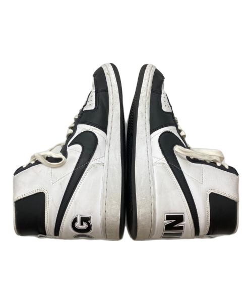 NIKE（ナイキ）NIKE (ナイキ) COMME des GARCONS HOMME PLUS (コムデギャルソンオムプリュス) TERMINATOR HIGH SP/ターミネーター ハイ SP ホワイト×ブラック サイズ:28.5㎝の古着・服飾アイテム