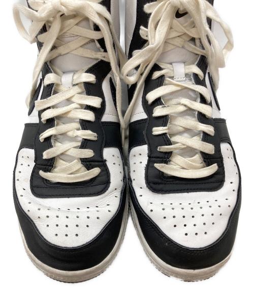 NIKE（ナイキ）NIKE (ナイキ) COMME des GARCONS HOMME PLUS (コムデギャルソンオムプリュス) TERMINATOR HIGH SP/ターミネーター ハイ SP ホワイト×ブラック サイズ:28.5㎝の古着・服飾アイテム