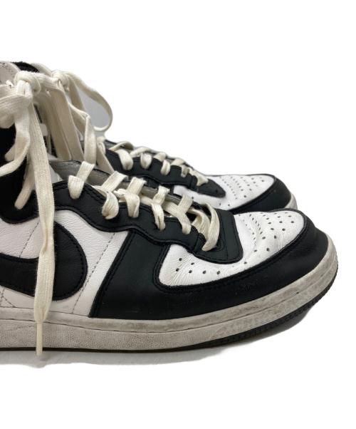 NIKE（ナイキ）NIKE (ナイキ) COMME des GARCONS HOMME PLUS (コムデギャルソンオムプリュス) TERMINATOR HIGH SP/ターミネーター ハイ SP ホワイト×ブラック サイズ:28.5㎝の古着・服飾アイテム