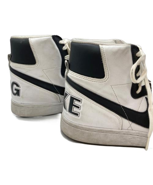 NIKE（ナイキ）NIKE (ナイキ) COMME des GARCONS HOMME PLUS (コムデギャルソンオムプリュス) TERMINATOR HIGH SP/ターミネーター ハイ SP ホワイト×ブラック サイズ:28.5㎝の古着・服飾アイテム