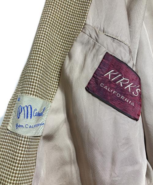 KIRK'S（カークス）KIRK'S (カークス) 50’S ギャバジンジャケット/1950s Gabardine Jacket ブラウン サイズ:FREEの古着・服飾アイテム