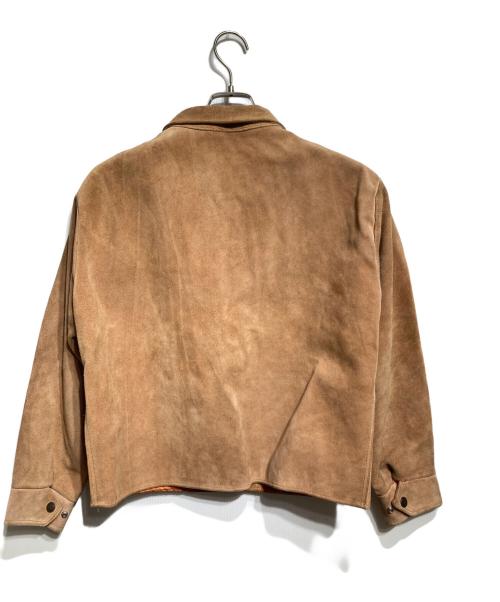 MEXICAN DEP'T（メキシカンデプト）MEXICAN DEP'T (メキシカンデプト) 短丈スエードジャケット ブラウン サイズ:38の古着・服飾アイテム