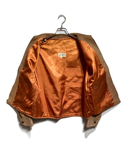 MEXICAN DEP'T（メキシカンデプト）MEXICAN DEP'T (メキシカンデプト) 短丈スエードジャケット ブラウン サイズ:38の古着・服飾アイテム