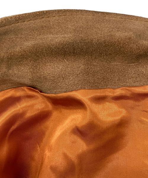 MEXICAN DEP'T（メキシカンデプト）MEXICAN DEP'T (メキシカンデプト) 短丈スエードジャケット ブラウン サイズ:38の古着・服飾アイテム