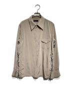 ANTHEM Aアンセム エー）の古着「POWDERY VISCOSE WESTERN PULL OVER SHIRTS」｜ベージュ