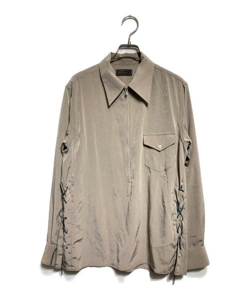 ANTHEM A（アンセム エー）ANTHEM A (アンセム エー) POWDERY VISCOSE WESTERN PULL OVER SHIRTS ベージュの古着・服飾アイテム