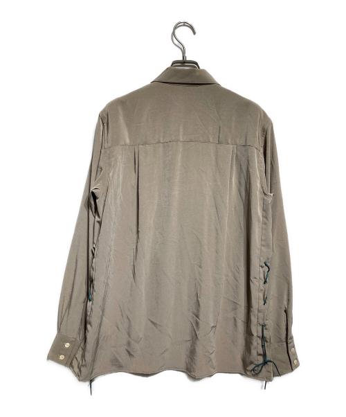 ANTHEM A（アンセム エー）ANTHEM A (アンセム エー) POWDERY VISCOSE WESTERN PULL OVER SHIRTS ベージュの古着・服飾アイテム