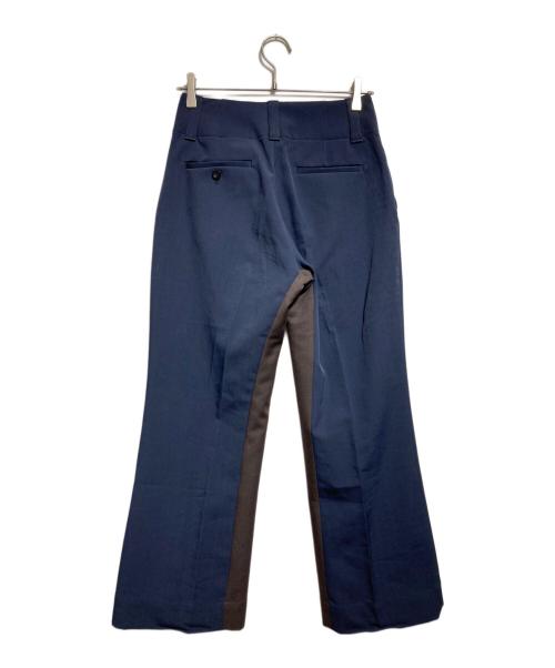 ANTHEM A（アンセム エー）ANTHEM A (アンセム エー) 裾切替スラックス ネイビー サイズ:Ｓの古着・服飾アイテム
