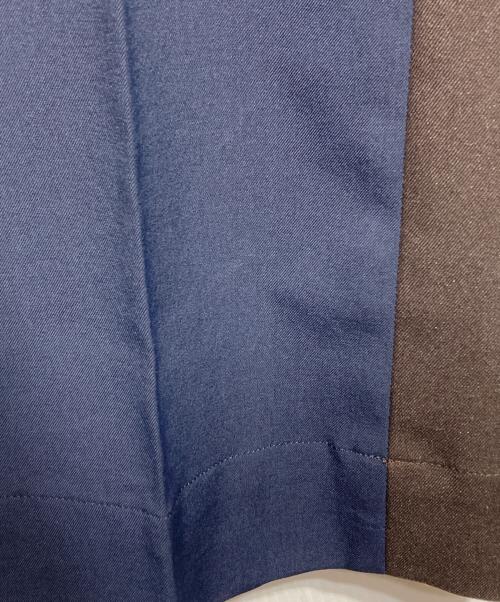 ANTHEM A（アンセム エー）ANTHEM A (アンセム エー) 裾切替スラックス ネイビー サイズ:Ｓの古着・服飾アイテム