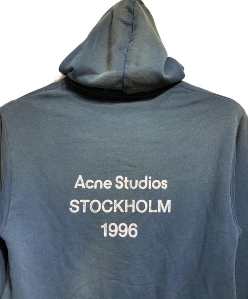 Acne studios（アクネ ストゥディオズ）Acne studios (アクネ ストゥディオズ) ロゴフーディセーター ネイビー サイズ:Ｌの古着・服飾アイテム