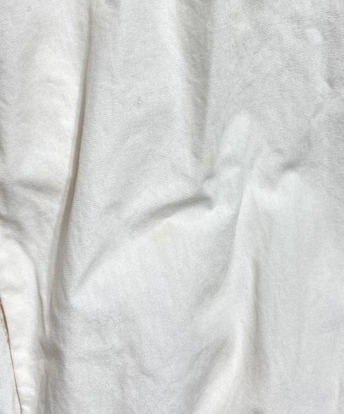 Acne studios（アクネ ストゥディオズ）Acne studios (アクネ ストゥディオズ) ウォッシュ加工ロゴジッパージャケット/Washed-finish logo zip-up jacket アイボリー サイズ:48の古着・服飾アイテム