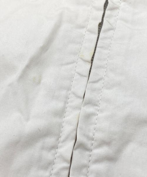 Acne studios（アクネ ストゥディオズ）Acne studios (アクネ ストゥディオズ) ウォッシュ加工ロゴジッパージャケット/Washed-finish logo zip-up jacket アイボリー サイズ:48の古着・服飾アイテム