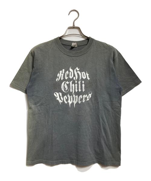 RED HOT CHILIPEPPERS（レッド ホット チリ ペッパーズ）RED HOT CHILIPEPPERS (レッド ホット チリ ペッパーズ) 00'S OLD ENGLISH LOGO Tee/レッドホットチリペッパーズ グレー サイズ:Mの古着・服飾アイテム