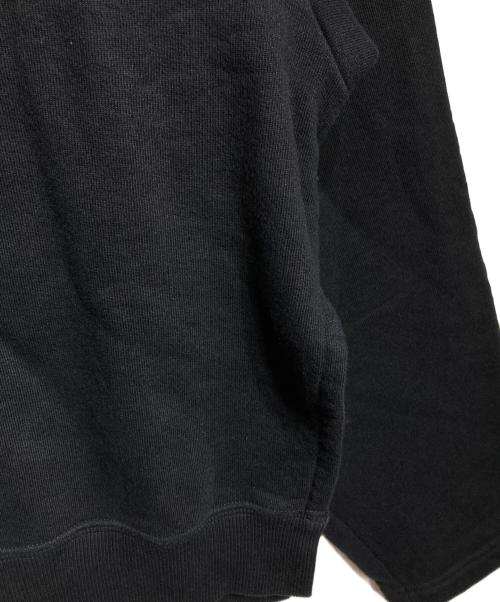 MM6 Maison Margiela（エムエムシックスメゾンマルジェラ）MM6 Maison Margiela (エムエムシックスメゾンマルジェラ) クロップドロゴスウェット/Cropped Logo Sweatshirt ブラック サイズ:Lの古着・服飾アイテム