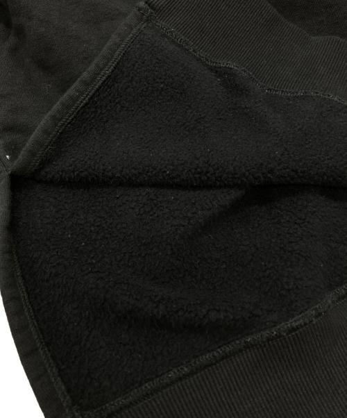 MM6 Maison Margiela（エムエムシックスメゾンマルジェラ）MM6 Maison Margiela (エムエムシックスメゾンマルジェラ) クロップドロゴスウェット/Cropped Logo Sweatshirt ブラック サイズ:Lの古着・服飾アイテム