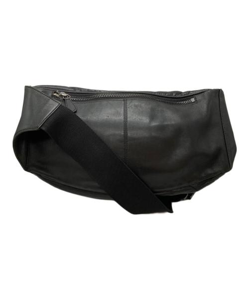Maison Margiela（メゾンマルジェラ）Maison Margiela (メゾンマルジェラ) H&M (エイチアンドエム) レザーウエストバッグ/Leather waist bag ブラックの古着・服飾アイテム