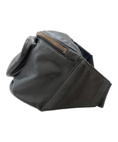 Maison Margiela（メゾンマルジェラ）Maison Margiela (メゾンマルジェラ) H&M (エイチアンドエム) レザーウエストバッグ/Leather waist bag ブラックの古着・服飾アイテム