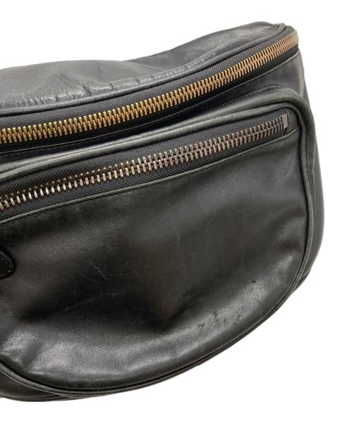 Maison Margiela（メゾンマルジェラ）Maison Margiela (メゾンマルジェラ) H&M (エイチアンドエム) レザーウエストバッグ/Leather waist bag ブラックの古着・服飾アイテム