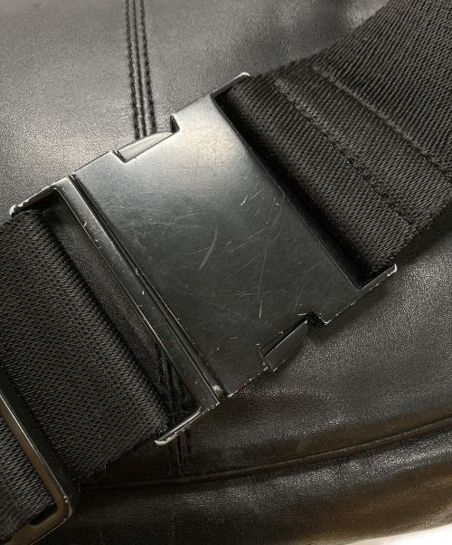 Maison Margiela（メゾンマルジェラ）Maison Margiela (メゾンマルジェラ) H&M (エイチアンドエム) レザーウエストバッグ/Leather waist bag ブラックの古着・服飾アイテム