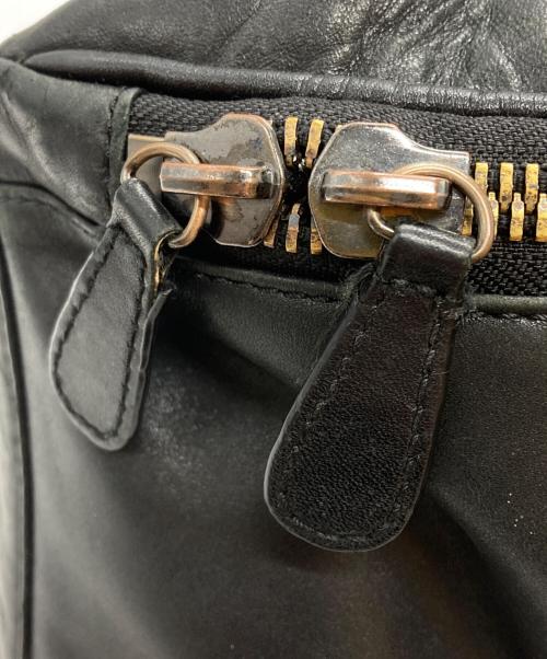 Maison Margiela（メゾンマルジェラ）Maison Margiela (メゾンマルジェラ) H&M (エイチアンドエム) レザーウエストバッグ/Leather waist bag ブラックの古着・服飾アイテム