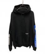 HUFハフ）の古着「GIMME THE LOOT HOODIE」｜ブラック