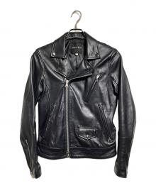 JOHNNY WOLF（ジョニーウルフ）の古着「ラムレザージャケット/Lamb Leather Jacket」｜ブラック