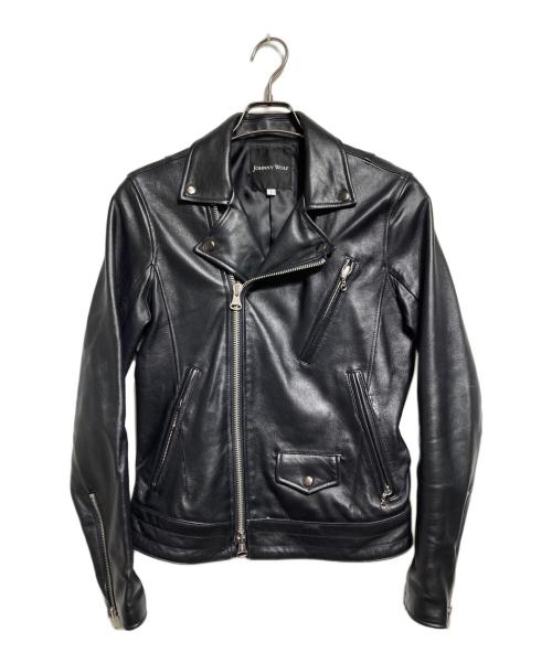 JOHNNY WOLF（ジョニーウルフ）JOHNNY WOLF (ジョニーウルフ) ラムレザージャケット/Lamb Leather Jacket ブラック サイズ:1の古着・服飾アイテム