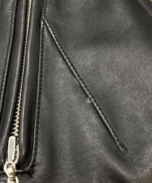 JOHNNY WOLF（ジョニーウルフ）JOHNNY WOLF (ジョニーウルフ) ラムレザージャケット/Lamb Leather Jacket ブラック サイズ:1の古着・服飾アイテム