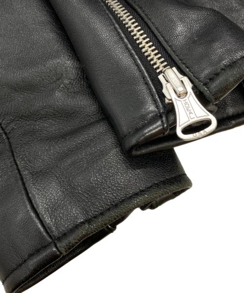JOHNNY WOLF（ジョニーウルフ）JOHNNY WOLF (ジョニーウルフ) ラムレザージャケット/Lamb Leather Jacket ブラック サイズ:1の古着・服飾アイテム