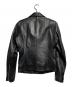 JOHNNY WOLF (ジョニーウルフ) ラムレザージャケット/Lamb Leather Jacket ブラック サイズ:1：10000円