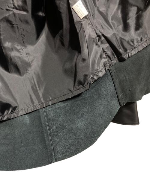 INDIAN MOTORCYCLE（インディアンモーターサイクル）INDIAN MOTORCYCLE (インディアンモーターサイクル) レザーウエスタンシャツジャケット/Leather Western Shirt Jacket ブラック サイズ:Sの古着・服飾アイテム