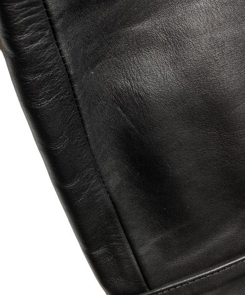 INDIAN MOTORCYCLE（インディアンモーターサイクル）INDIAN MOTORCYCLE (インディアンモーターサイクル) レザーウエスタンシャツジャケット/Leather Western Shirt Jacket ブラック サイズ:Sの古着・服飾アイテム