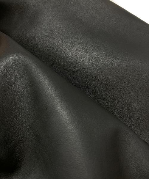 INDIAN MOTORCYCLE（インディアンモーターサイクル）INDIAN MOTORCYCLE (インディアンモーターサイクル) レザーウエスタンシャツジャケット/Leather Western Shirt Jacket ブラック サイズ:Sの古着・服飾アイテム