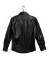 INDIAN MOTORCYCLE (インディアンモーターサイクル) レザーウエスタンシャツジャケット/Leather Western Shirt Jacket ブラック サイズ:S：11000円