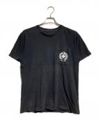 CHROME HEARTSクロムハーツ）の古着「バックプリント総ロゴTシャツ/Logo Tee」｜ブラック