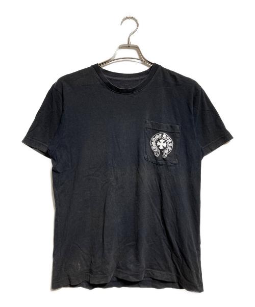 CHROME HEARTS（クロムハーツ）CHROME HEARTS (クロムハーツ) バックプリント総ロゴTシャツ/Logo Tee ブラック サイズ:Mの古着・服飾アイテム