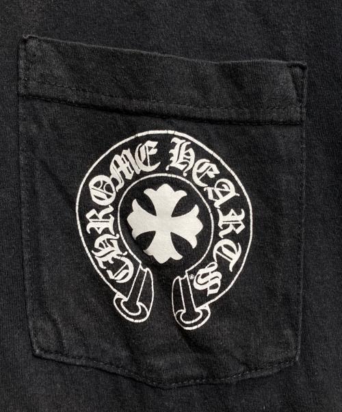 CHROME HEARTS（クロムハーツ）CHROME HEARTS (クロムハーツ) バックプリント総ロゴTシャツ/Logo Tee ブラック サイズ:Mの古着・服飾アイテム