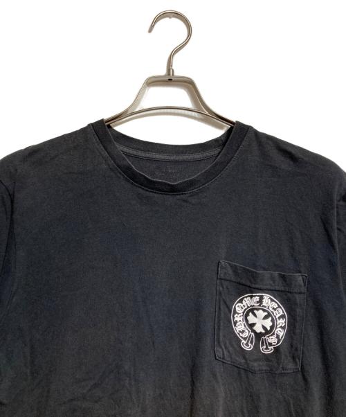 CHROME HEARTS（クロムハーツ）CHROME HEARTS (クロムハーツ) バックプリント総ロゴTシャツ/Logo Tee ブラック サイズ:Mの古着・服飾アイテム