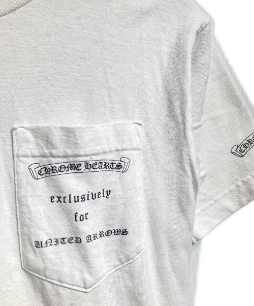 CHROME HEARTS（クロムハーツ）CHROME HEARTS (クロムハーツ) BACK DAGGER TEE/バックダガーTシャツ ホワイト サイズ:Sの古着・服飾アイテム
