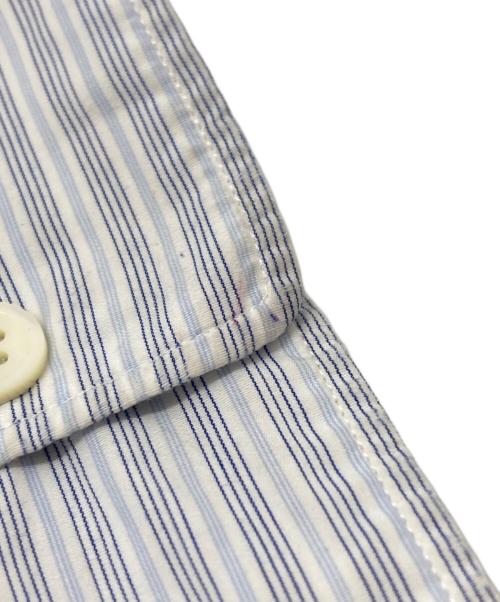 COMME des GARCONS HOMME DEUX（コムデギャルソン オム ドゥ）COMME des GARCONS HOMME DEUX (コムデギャルソン オム ドゥ) 切替ストライプシャツ/Panelled Stripe Shirt ブルー サイズ:Sの古着・服飾アイテム