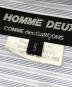 中古・古着 COMME des GARCONS HOMME DEUX (コムデギャルソン オム ドゥ) 切替ストライプシャツ/Panelled Stripe Shirt ブルー サイズ:S：15000円