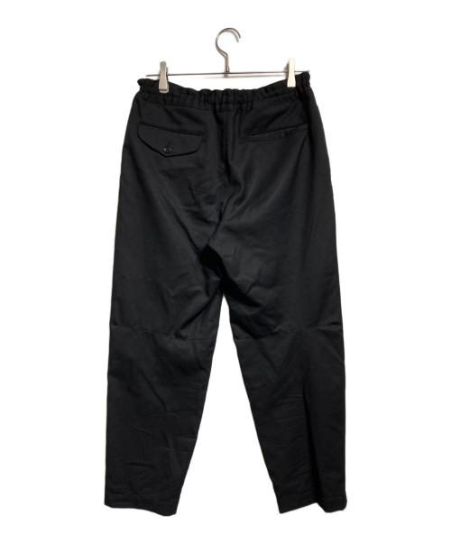 BLACK COMME des GARCONS（ブラックコムデギャルソン）BLACK COMME des GARCONS (ブラックコムデギャルソン) ウールニータックパンツ/ Wool Knee-Tuck Pants ブラック サイズ:Mの古着・服飾アイテム
