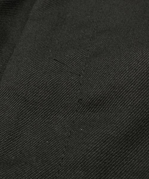 BLACK COMME des GARCONS（ブラックコムデギャルソン）BLACK COMME des GARCONS (ブラックコムデギャルソン) ウールニータックパンツ/ Wool Knee-Tuck Pants ブラック サイズ:Mの古着・服飾アイテム