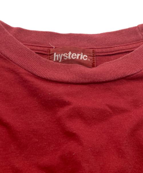 Hysteric Glamour（ヒステリックグラマー）Hysteric Glamour (ヒステリックグラマー) 90s長袖カットソー レッド サイズ:FREEの古着・服飾アイテム