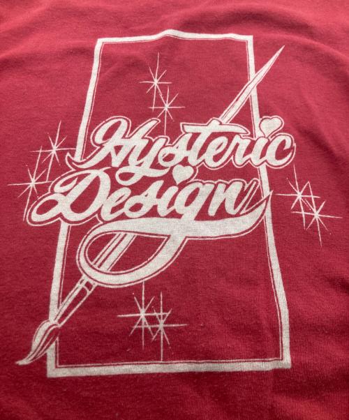 Hysteric Glamour（ヒステリックグラマー）Hysteric Glamour (ヒステリックグラマー) 90s長袖カットソー レッド サイズ:FREEの古着・服飾アイテム
