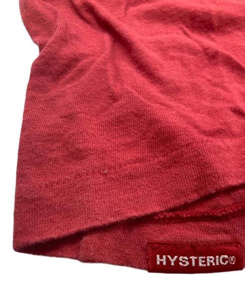 Hysteric Glamour（ヒステリックグラマー）Hysteric Glamour (ヒステリックグラマー) 90s長袖カットソー レッド サイズ:FREEの古着・服飾アイテム