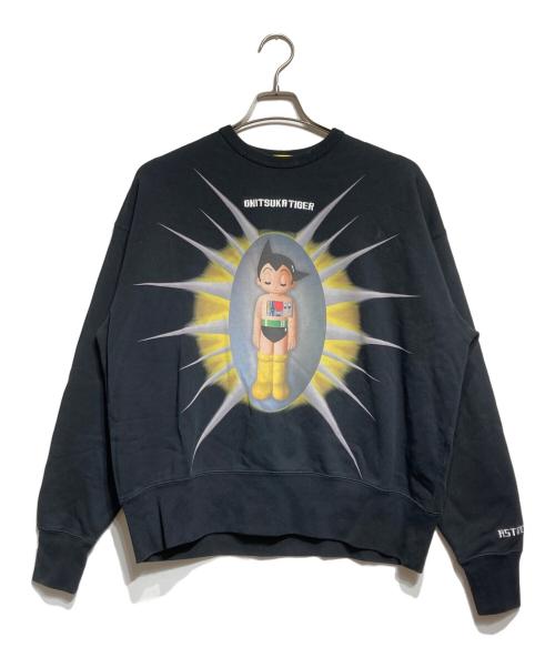 Onitsuka Tiger（オニツカタイガー）Onitsuka Tiger (オニツカタイガー) 鉄腕アトム コラボスウェット/Astro Boy Collaboration Sweatshirt ブラック サイズ:Sの古着・服飾アイテム
