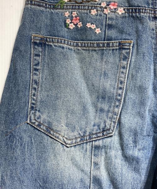 Desigual（デシグアル）Desigual (デシグアル) 桜フルイドデニムパンツ/Sakura Fluid Denim Pants インディゴ サイズ:40の古着・服飾アイテム